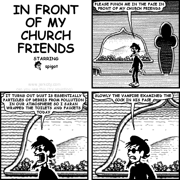 IN FRONT OF MY CHURCH FRIENDS